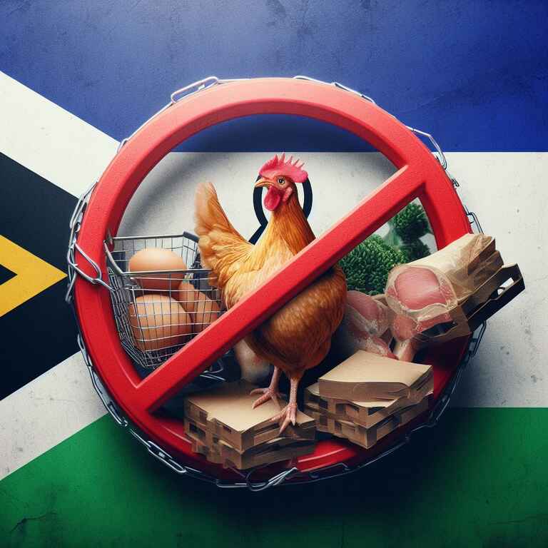 Ban of Imports and Poultry Products from the Republic of South Africa